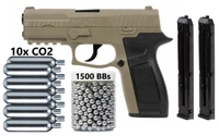 crosman mk45 co2 177 cal bb semi automatic air gun pistol 480 fps 20rd mag handgun wall tin sign metal wall plate