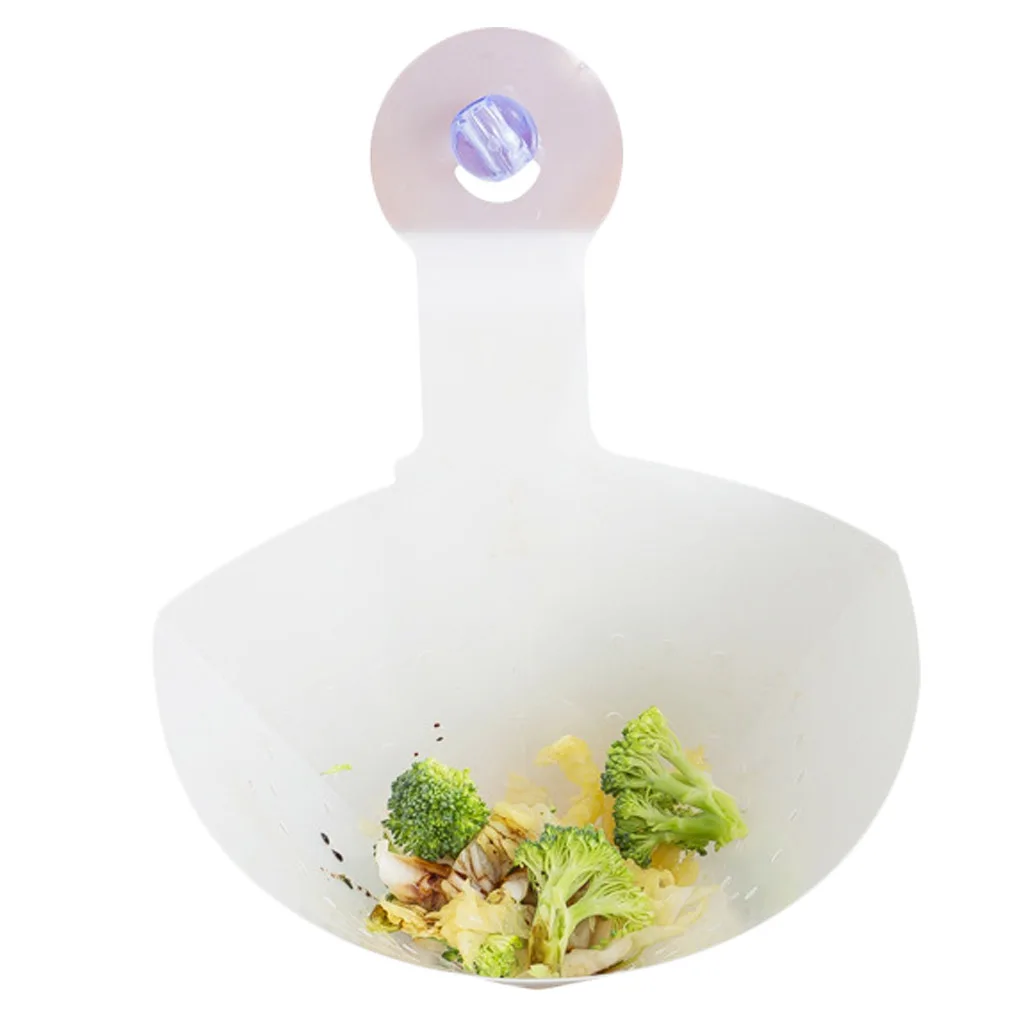

Elf-Standing Stopper Kitchen Anti-Blocking Device Foldable Simple Sink Filter Leftovers Soup Juice Separated Drain Filter