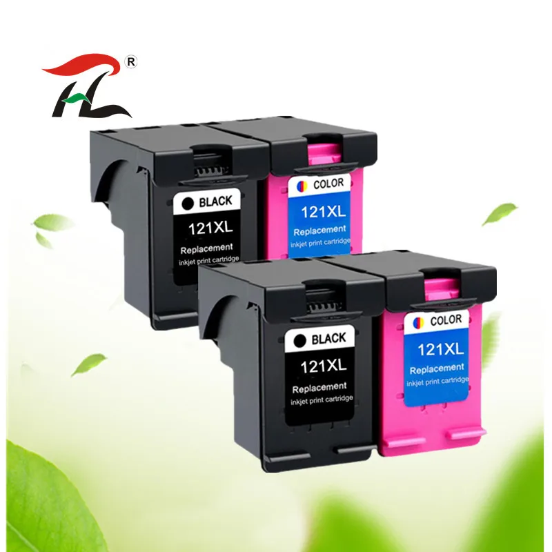2Black 2Color Совместимость 121XL для hp 121 для hp 121 XL чернильный картридж с чернилами hp Deskjet D2563 F4283 F2423 F2483 F2493 F4213 F4275 F4283 F4583 - Цвет: 2Black 2Color