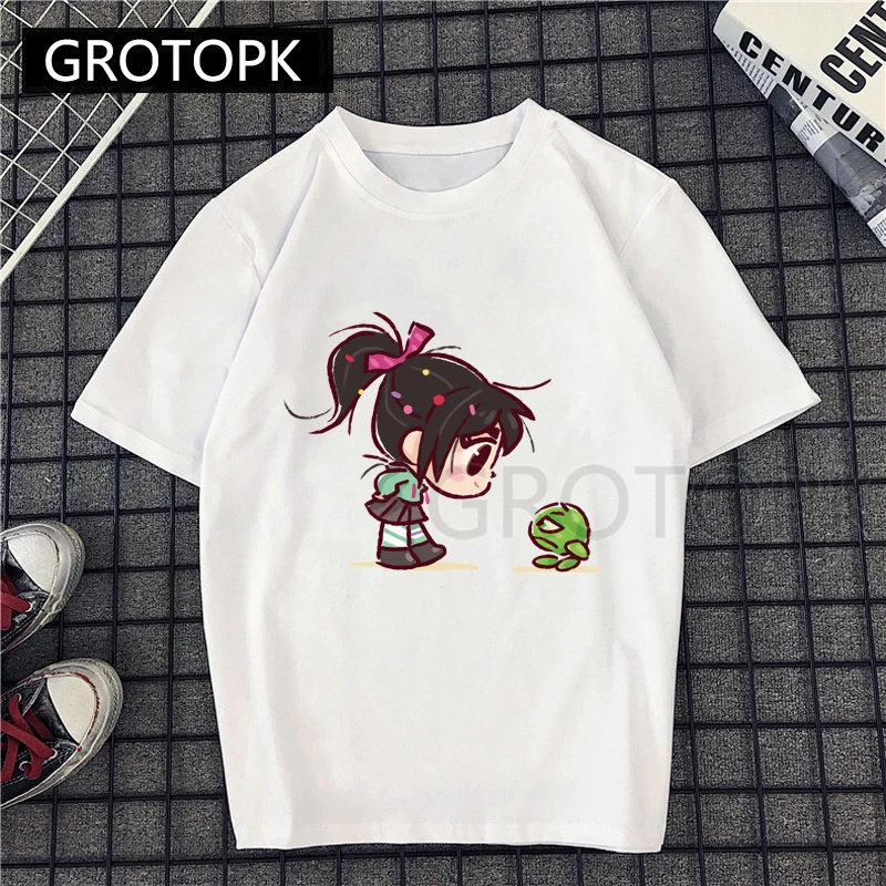 Летняя женская мода Harajuku, большие размеры, принт принцессы Ариэль, забавная футболка с короткими рукавами, топы, футболки, новая футболка с круглым вырезом и рисунком