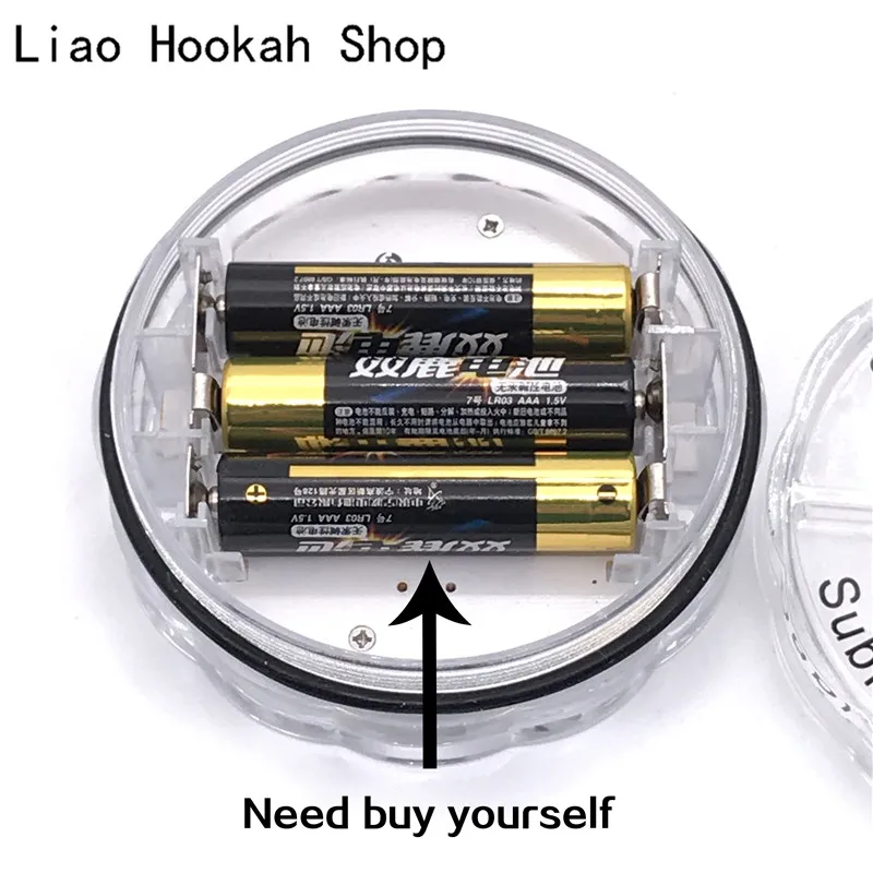 

Narguile Nargile Chicha Accessories Festive Party Decoration With Remote Control Hookah Shisha LED Light RGB 16 Colors TDENG0005