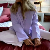 elegant casual long sleeve single breasted slim thin suit coat temperament chic tops oversize loose purple blazer jacket fashion