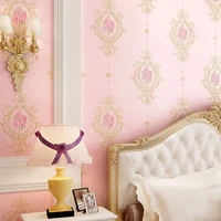 european pastoral non woven wallpaper american mirror pink bedroom ab edition living room tv background wallpape