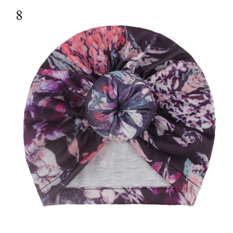 

Infant Soft Hair Band Turban Lovely Flower Baby Hat Newborn Beanie Hat Headwraps Beautiful India Hats Headdress
