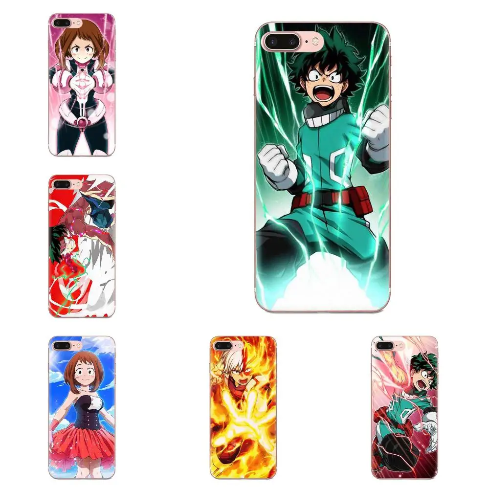 Для Apple iPhone 11 Pro X XS Max XR 4 4S 5 5C 5S SE SE2 6 6S 7 8 Plus Мягкий ТПУ Роскошный My Hero Academy