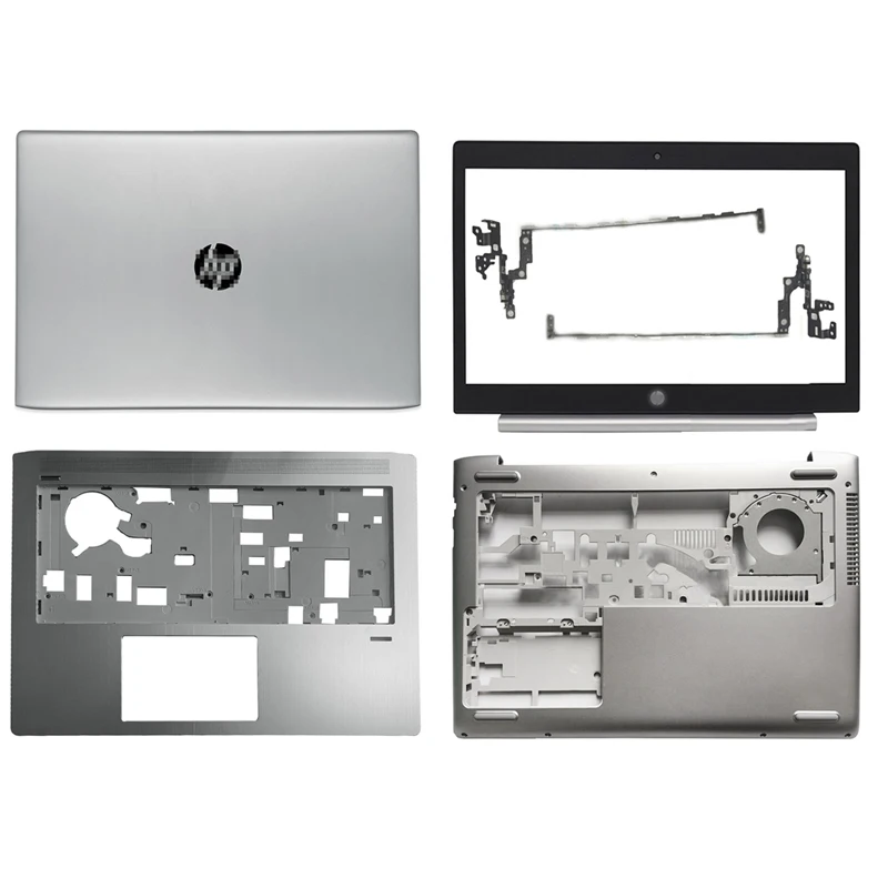 Comprar Cubierta Trasera LCD Para Portátil, Bisel Frontal, Bisagras, Reposamanos, Cubierta Inferior Para HP Probook 440 G5, Carcasa Trasera Superior Plateada, Nueva