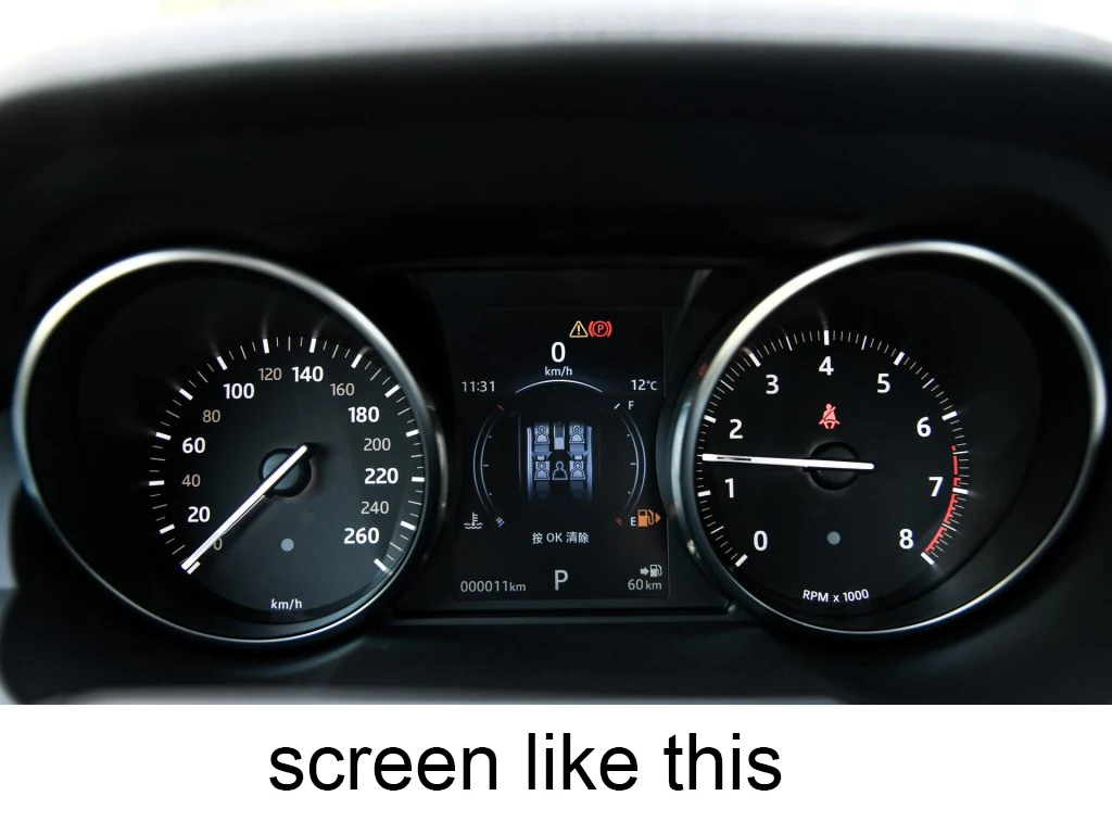 range rover evoque Lsrtw2017 ПЭТ приборной панели автомобиля экранная пленка для range rover discovery 5 2011 2012 2013 - Название цвета: range rover evoque