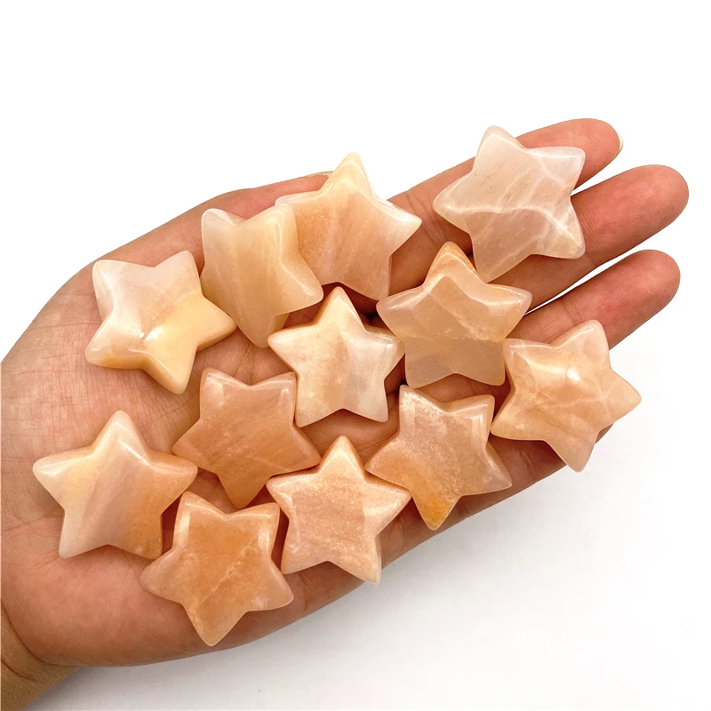 

Красивый натуральный розовый авантюрин, хрустальный камень в форме звезды, лечебные полированные подарки, образцы поделок, натуральный ква...