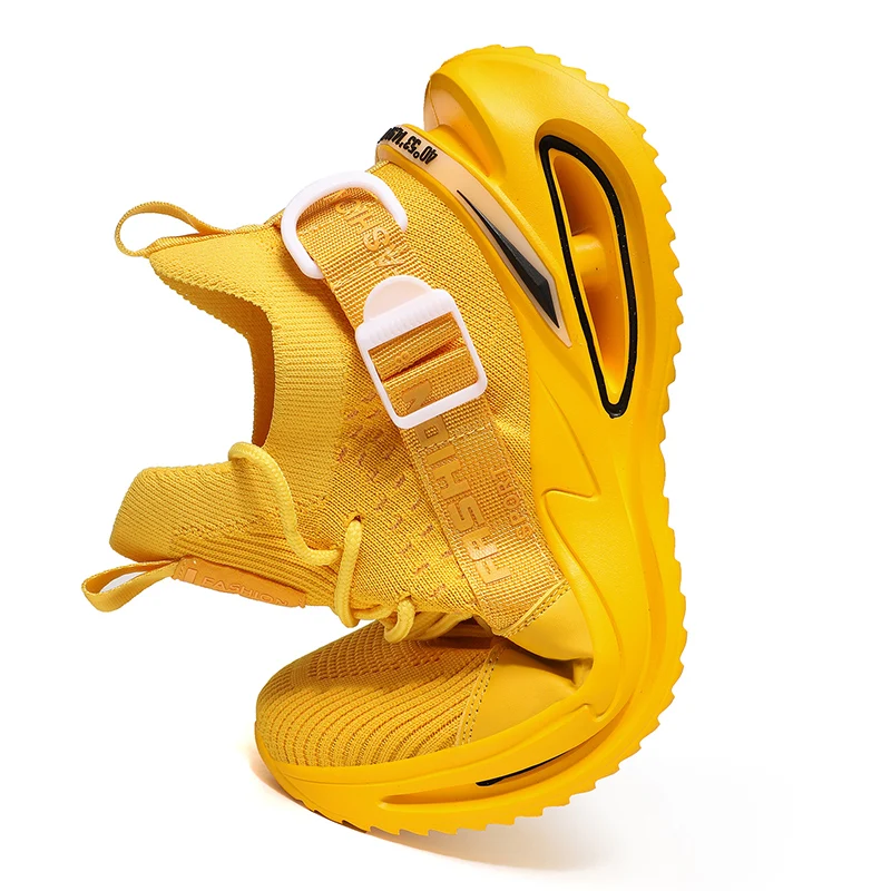 

Lightweight Design Men Running Shoes Cushioning Thick Sole Sports Shoes Big Size 46 Mens Shoes Walking Jogging Shoes Zapatillas