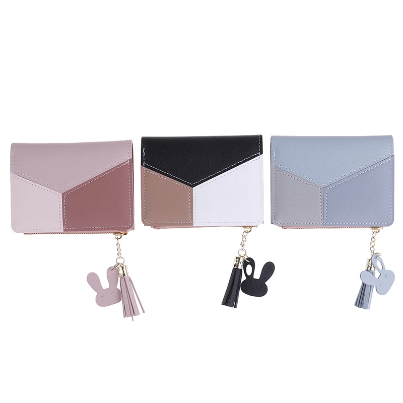 Новое поступление женские кошельки на молнии кошелек в стиле пэчворк модные