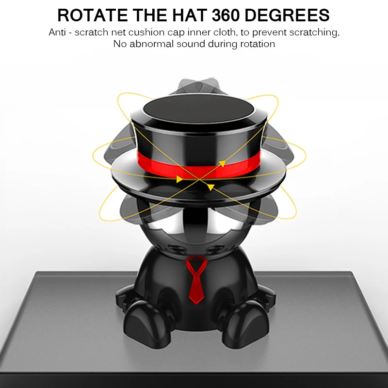 Универсальная Магнитная автомобильная подставка в форме куклы держатель для