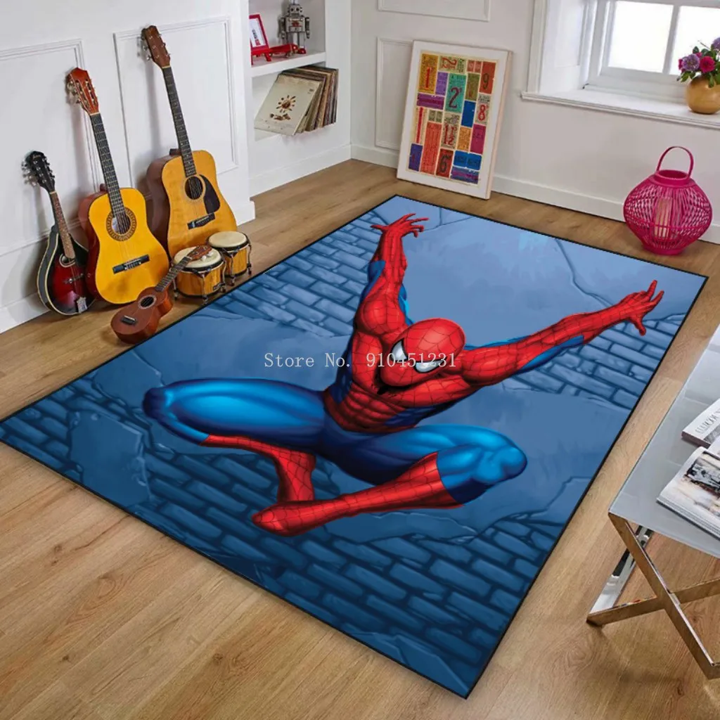 80x160 см детский игровой коврик Человек-паук ковер нескользящий Детский для