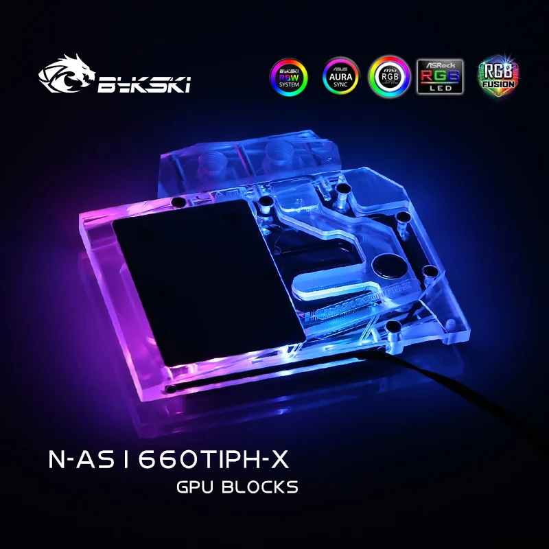 

Bykski N-AS1660TIPH-X ПК водяного охлаждения радиатора GPU радиатор видеокарта воды блок для ASUS TUF двойной PH GTX1660Ti O6G