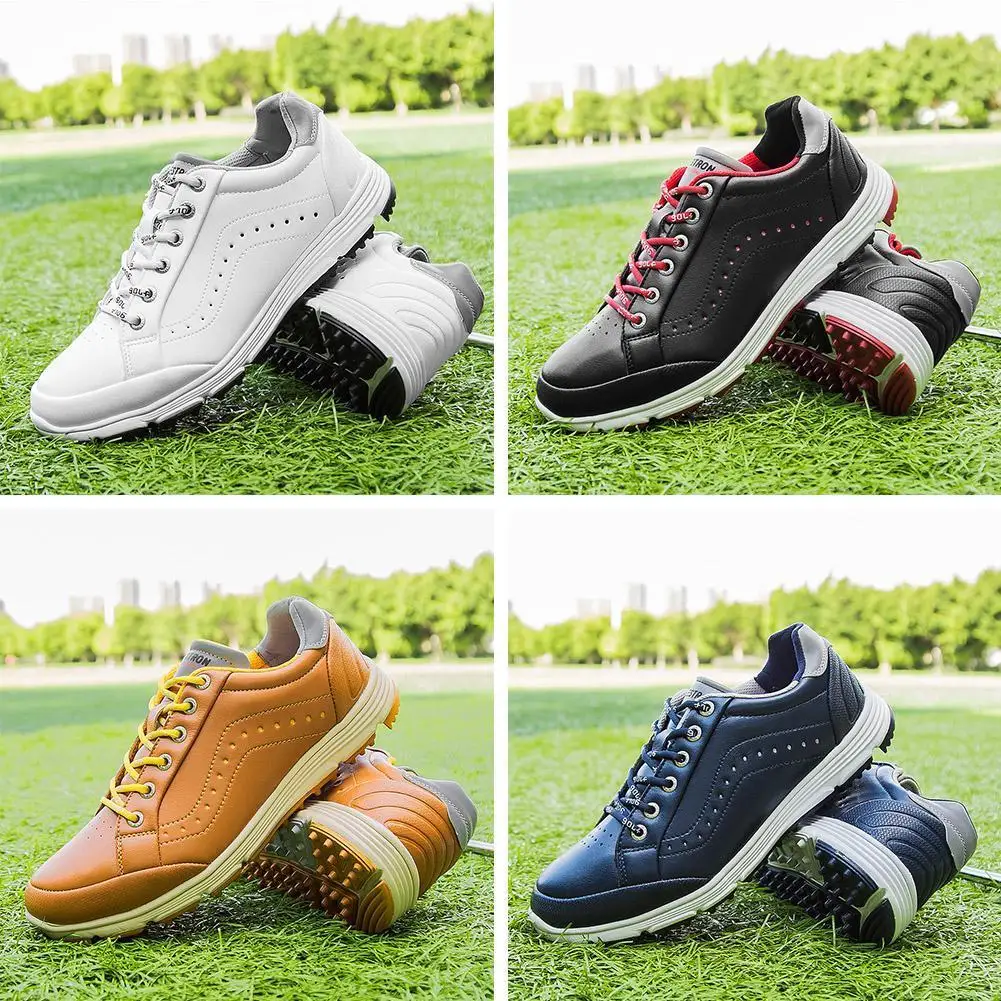 

Модная Водонепроницаемая Мужская обувь для гольфа, профессиональная легкая обувь для гольфов, уличные спортивные кроссовки для гольфа, спо...