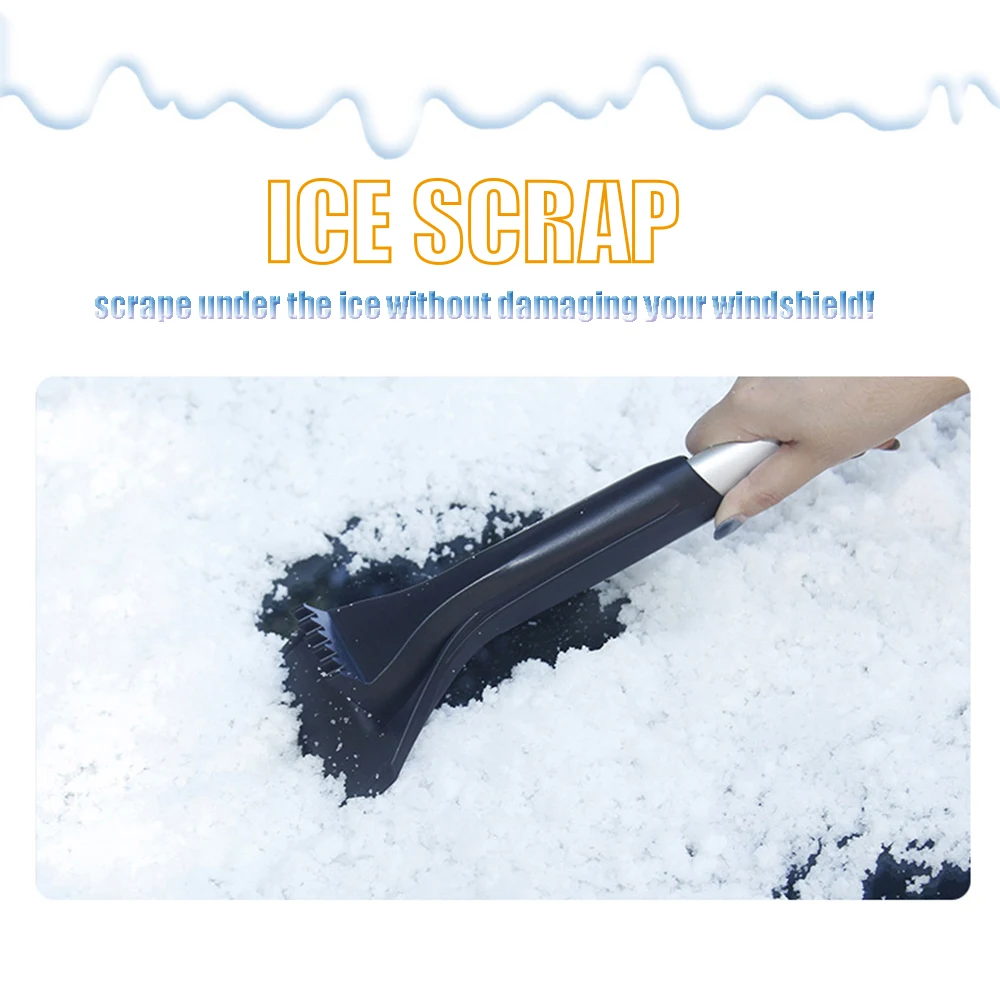 

Professional Snow Brush and Detachable Ice Scraper Multifunctional Shovel Long Rod Deicing Ice Sweep Tool Frost Snow Removal