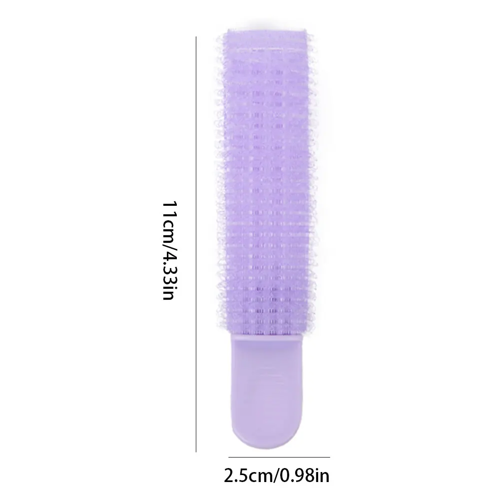 

Hot 4PCS Colorful Hair Curler Hair Curling Rollers Comb Self Grip Claw Clip Hair Clips Bangs For Salon Barber Hair Styling Tools