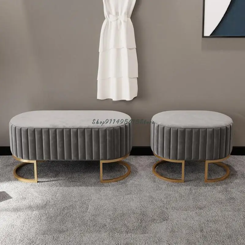 Скандинавский диван для гостиной низкий стул Детский Маленький бытовой тканевый