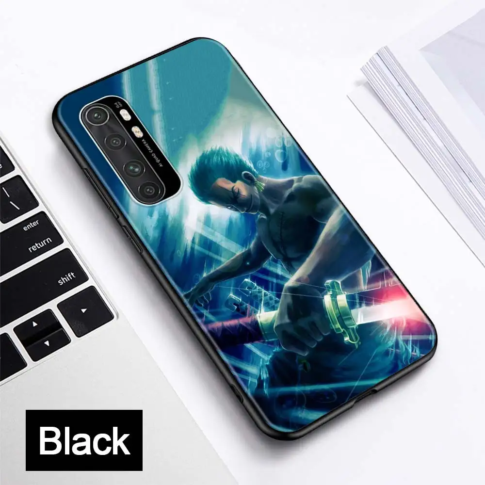 

One Piece Zoro Soft TPU Phone Case For Xiaomi Mi 11 Poco X3 NFC M3 M2 9T 10T Pro Note 10 Lite 5G 9 SE CC9E Cover Coque