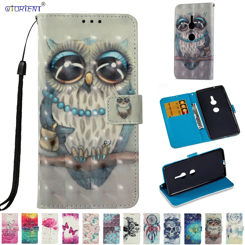 Кожаный чехол для телефона Sony Xperia XZ2 X Z 2 H8296 h8216 XperiaXZ2 H8216 PF22 Z2 2018 откидные чехлы