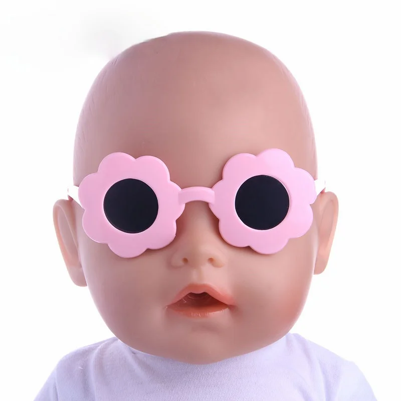

Hot Sell Sunglass doll sunglass fit 18Inch American Doll&43cm Baby Doll