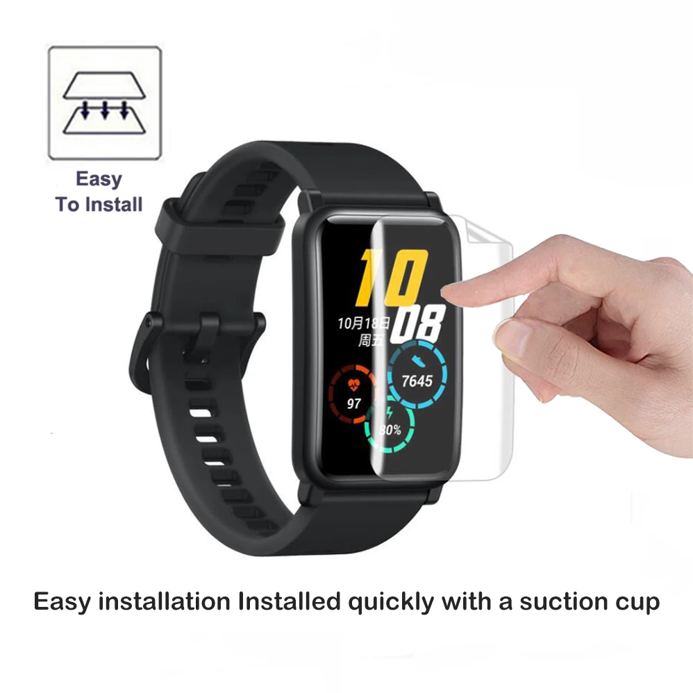 3 шт нетонкая Гидрогелевая пленка или Huawei Honor Watch ES/Fit Смарт-часы полная защита
