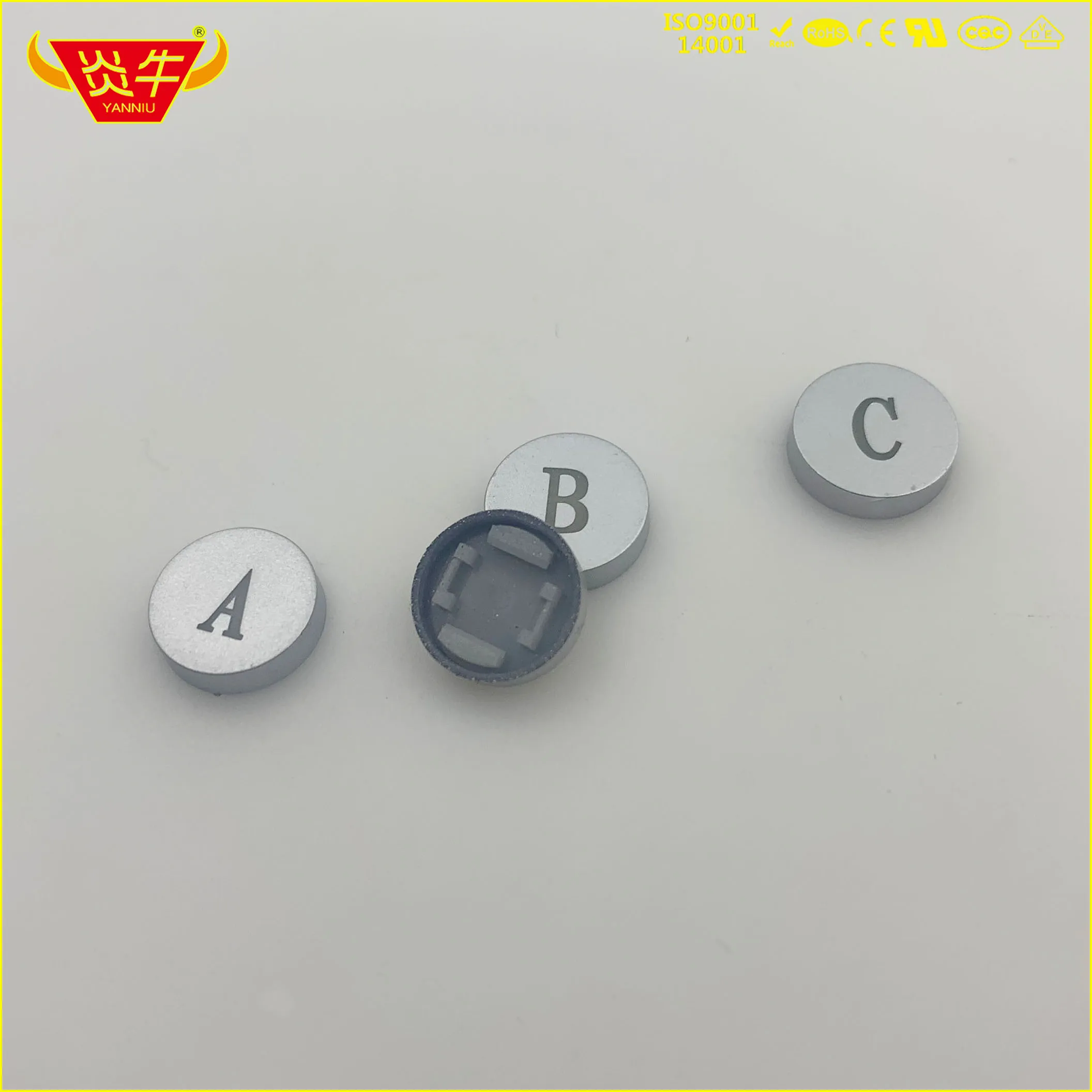 Светодиодный тактовый выключатель MICO треугольный колпачок для 6*6 светодиодный X6