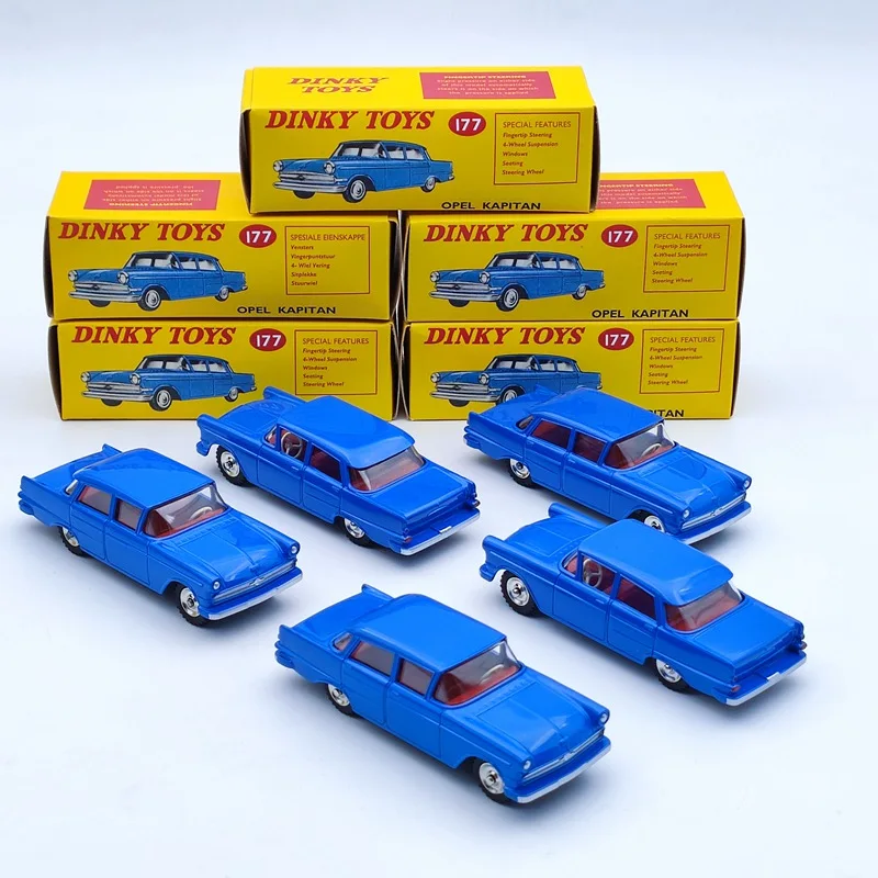 

Lot Of 5Pcs 1:43 DeAgostini Dinky toys 177 For Opel Kapitan Met Vensters Diecast Models Car