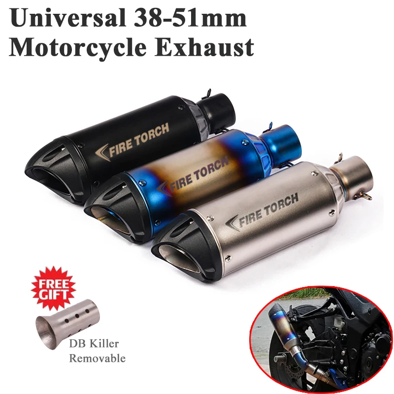 Выхлопная труба на входе 51 мм для мотоцикла SC GP Racing Project модифицированный