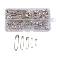 220pcs silver safety pin for needlework diy sewing tools stainless steel metal needles large safety pin small brooch accessories