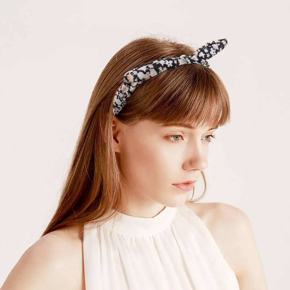 10 шт лента для волос разноцветный галстук-бабочка Цветочная повязка на голову