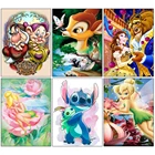 Алмазная вышивка в стиле Диснея эльф Бэмби 5D, алмазная живопись, мультяшный персонаж принцессы, наборы для вышивки крестиком, мозаика, украшение для дома