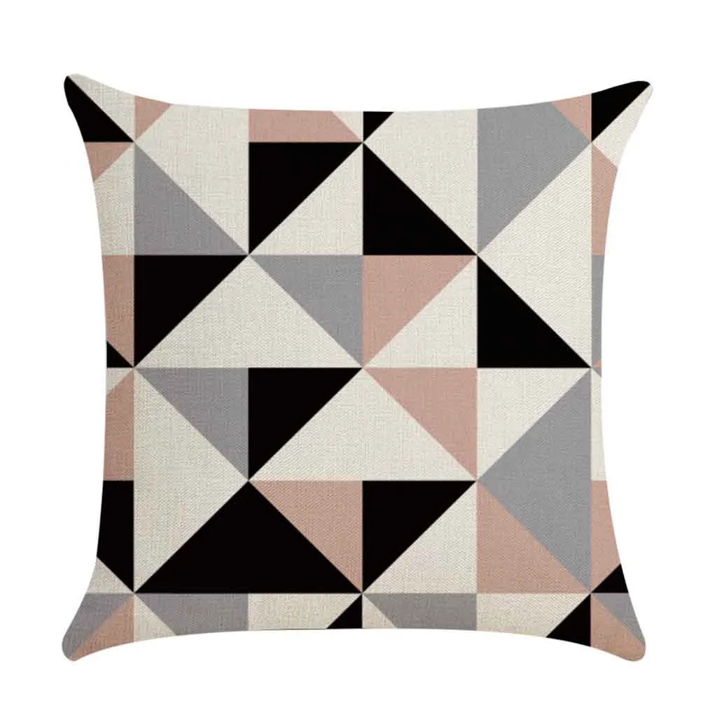 Новая Геометрическая наволочка Декоративные диванные Квадратные наволочки