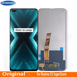 original 6 6 display for realme x3 superzoom rmx2086 lcd touch screen digitizer assembly rmx2142 rmx2081 rmx2085 rmx2083 free global shipping