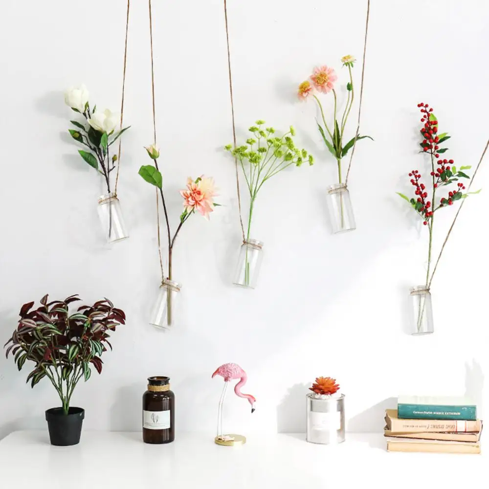 Стеклянная мини-бутылка с пробками декоративная банка для хранения маленькая