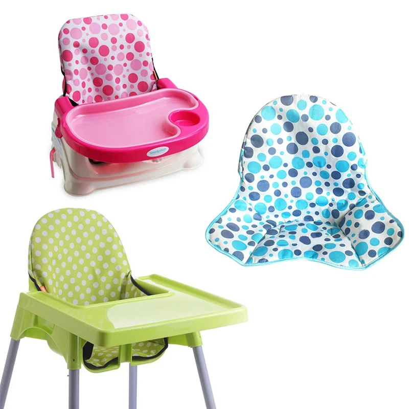 구매 아기 어린이 어린이 높은 의자 좌석 쿠션 커버 부스터 매트 패드 먹이 의자 쿠션 접이식 방수 쿠션