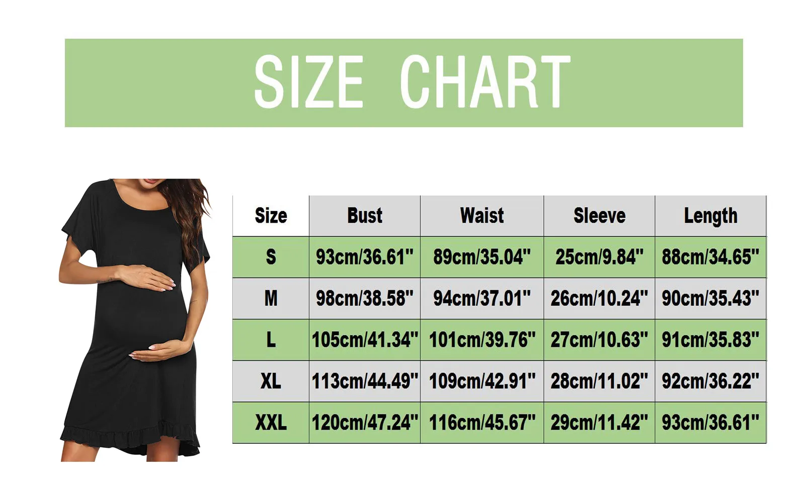 

Women Wearing Or Baby Shower Nursing Maternity Dress Maternity Short Sleeve Nursing Wear Dress For Daily Wearing Or Baby Shower