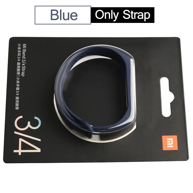 Blue Xiao mi Band 4 ремешок сменный силиконовый браслет Xiao mi Band 4 mi Band 4 mi Band 4 розовый ремешок на запястье для Xiao mi - Цвет: Blue