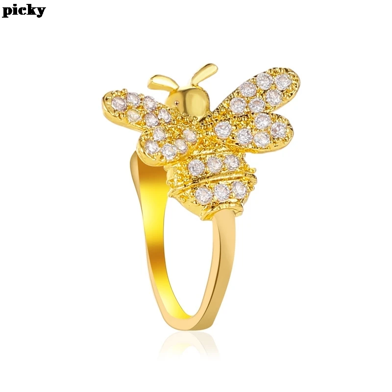 Винтажные клипсы серьги-каффы с кристаллами пчелы серьги без проколов новые