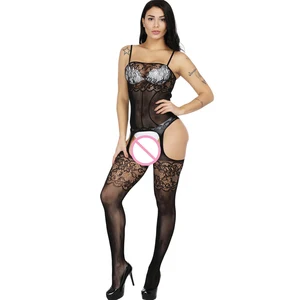 Женское боди, сексуальное боди с открытой промежностью, Женское боди без рукавов, нижнее белье, сексуальные костюмы