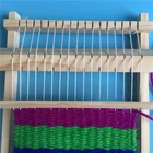 Деревянное плетение, пряжа, маленький ткацкий станок, сделай сам, вязальная машина для шерсти, детские развивающие игрушки Монтессори, наборы материалов, забавные