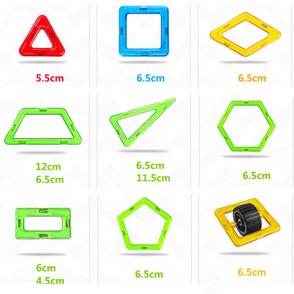 Магнитные блоки большой размер набор дизайн животное здание автомобиль колеса