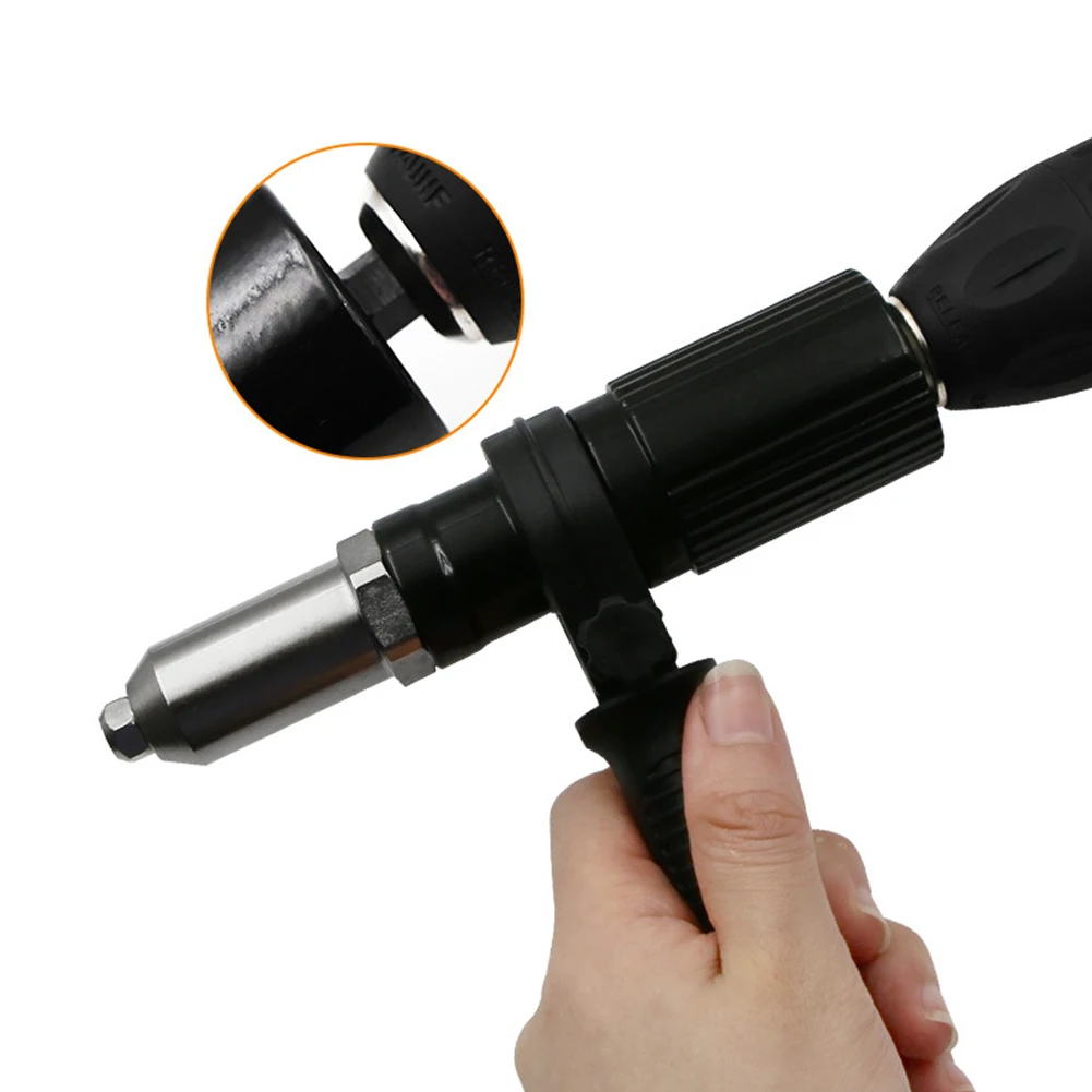 

Wrench Handle Anti-slip Power Cordless Riveting Tool Set Adapter Home Insert Electric Drill Workshop Durable Alloy Steel