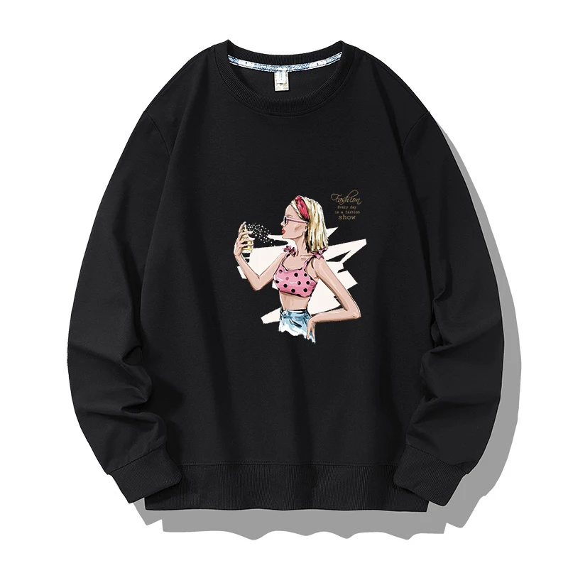

2021 fashion Women's hoodie sweater Winter Sweatshirt woman Clothes horse Sweatshirt female men hoodies