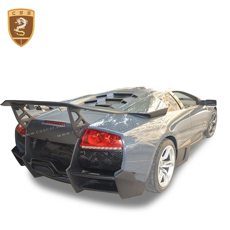 Обновление до LP670 Стиль углеродного волокна тела комплект передний задний бампер