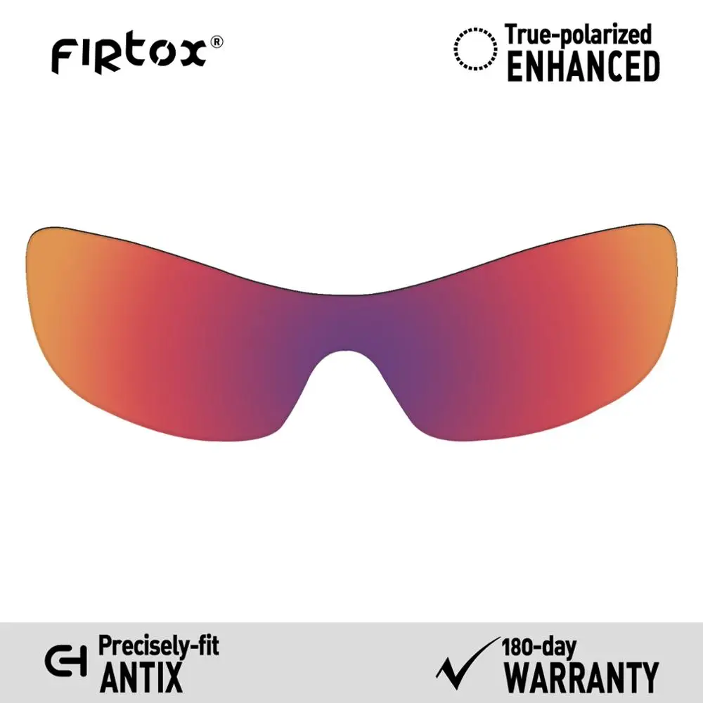 Purple Red Firtox настоящие поляризованные Сменные рассеиватели UV400 для солнцезащитных очков-солнцезащитных очков типа «антикс»(Только Совместимые линзы)-несколько цветов - Цвет линз: Purple Red
