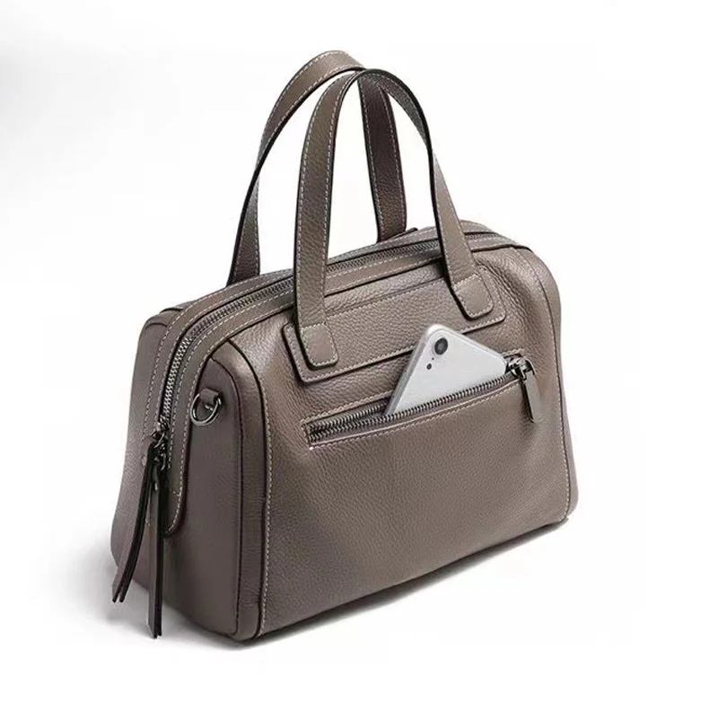 Сумка-тоут женская из коровьей кожи с 2 ремешками | Багаж и сумки