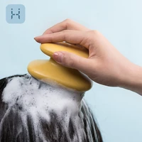 elastic shampoo brush scalp massage comb deep cleansing of hair head massager soft hair washing combs bath spa cleaning tools
