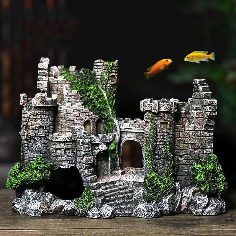 

Fish Tank Landscaping Ornamental Rockery Simulation Resin Decoration Fish Tank Decorative Accessories ANDF889