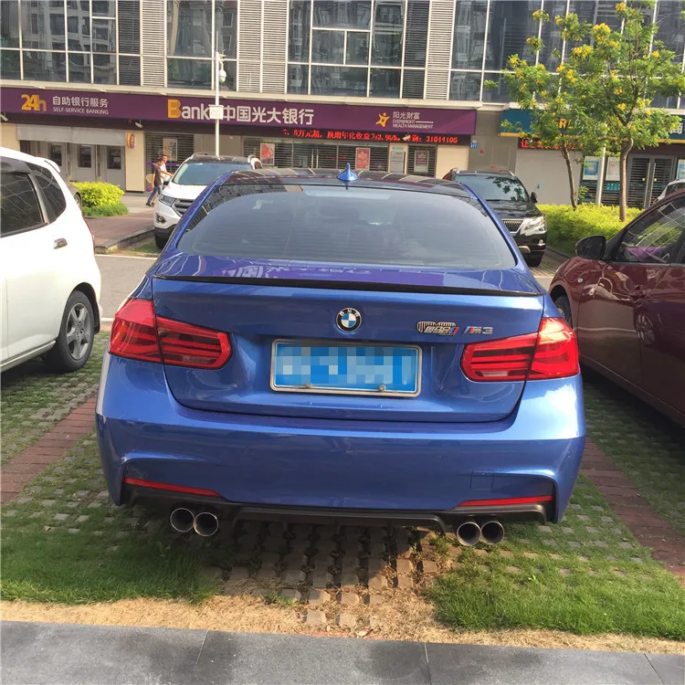 Спойлер для BMW F30 F35 2015 2018 320li 325li M3 Высокое качество карбоновое волокно заднее