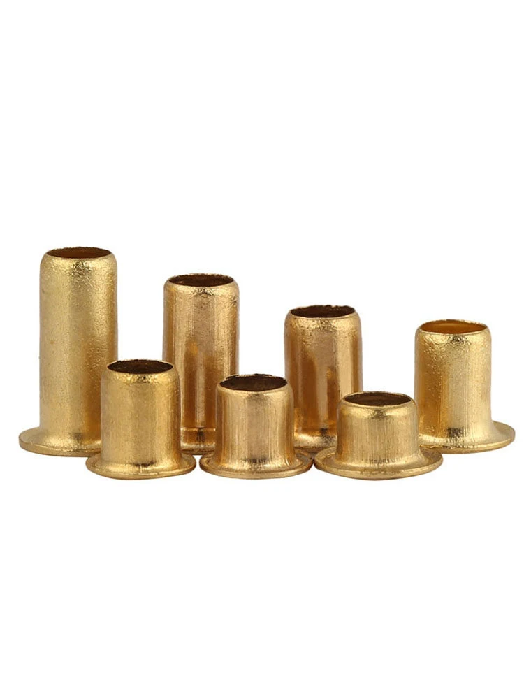

【M3.5M4M5M6】Copper eyelet button rivets/hollow copper rivets/through-hole rivets/copper parts/single tube